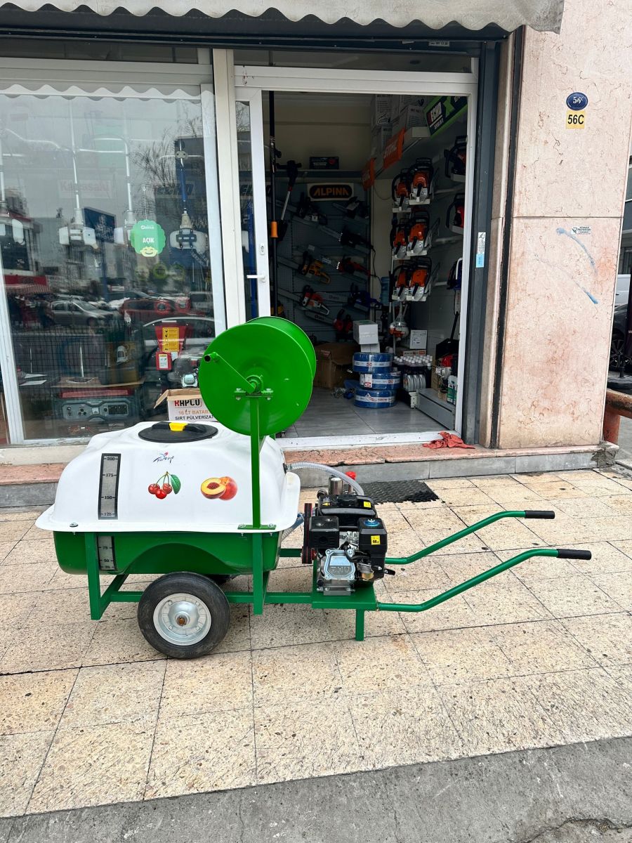 200 lt Benzini İlaçlama Makinesi 15 mt Hortumlu