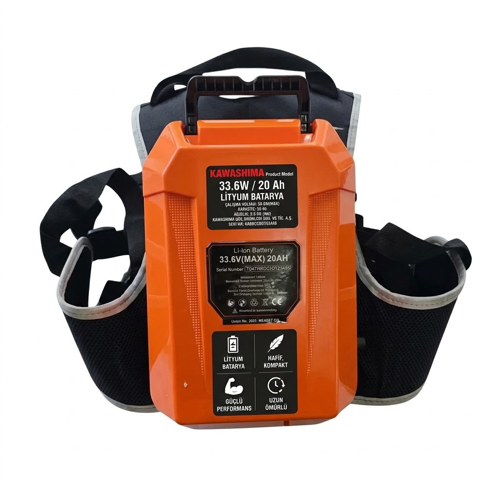 Kawashima Zeytin Hasat Makinası uyumlu Sırt Çantalı 33VOLT 20AMP