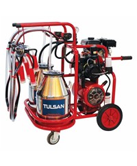 TULSAN KLASİK TİP ÇİFT GÜĞÜM ÇİFT SAĞIM (İNEK) PASLANMAZ - KAUÇUK